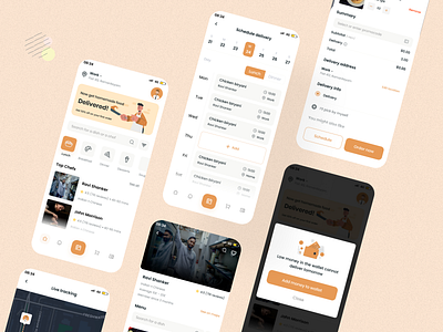 Home Food Delivery App ui