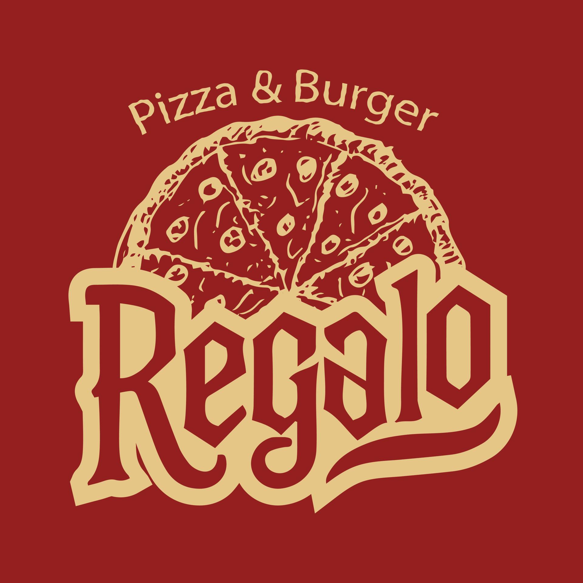 Regalo Pizza place Identity animation brand identity branding calligraphy design food design graphic design illustration logo vector visual identity