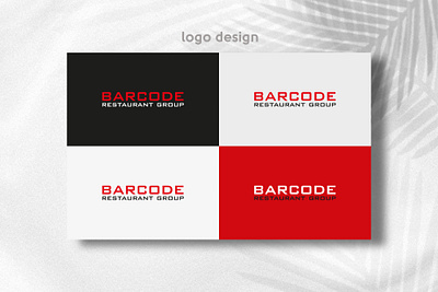 Simple Logo Design for Barcode Restaurant Group branding graphic design logo typogrphay