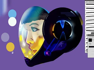 Mako Mori (WIP) illustration mako mori pacific rim vector work in progress