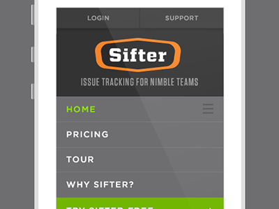 Sifter on small screens gotham hfj sifter tungsten