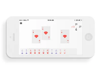 Hearts App app cards deck game ios minimal shoot the moon shuffle suits themes
