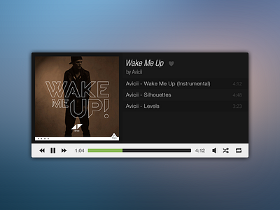 Music Player interface music player rebound ui