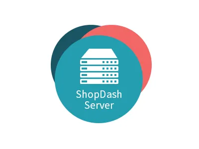 Flat server icon admin clean flat green icon illustration interface minimal server shopdash tablet typography