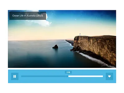 Minimal Video Widget flat icon interface minimal ui video web widget