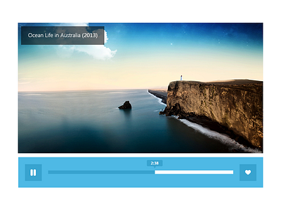Minimal Video Widget flat icon interface minimal ui video web widget