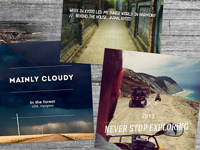 Photo and words now at We Heart Pics app photo typography