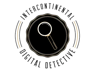 ICDD updated badge black crest detective gold hotel line luxury stamp