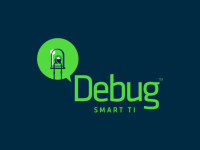 Debug branding computer design digital graphic design logo design ti triocom typography