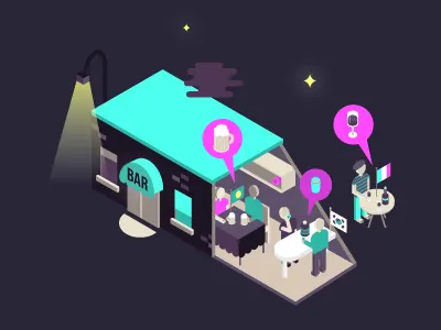 Illustrations for Foreign Policy Magazine buildings design illustration wip