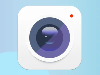 Camera camera flat icon ios7