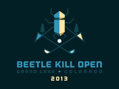 Beetle Kill Open beetle colorado golf kill logo open vector