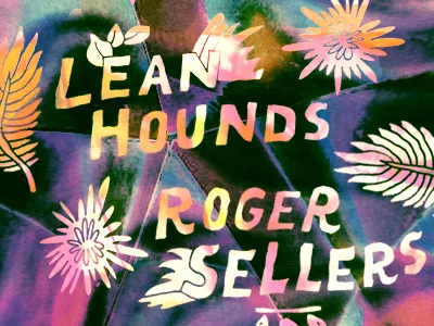 Hidden Ritual foilage lettering pattern texture