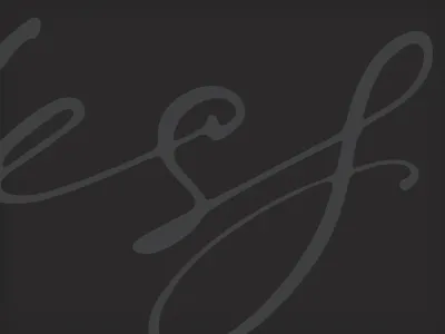 s + s. calligraphy identity lettering ligature logotype typography