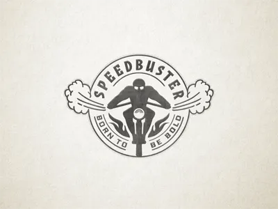 Speedbuster ... badge lettering logo t shirt type typo typography vector graphic