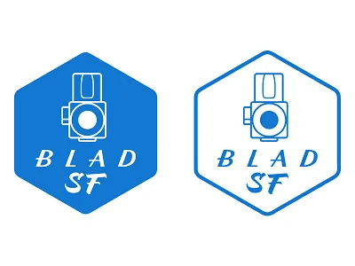 Blad SF Logo Comp camera hasselblad hexagon icon identity logo photography san francisco sf