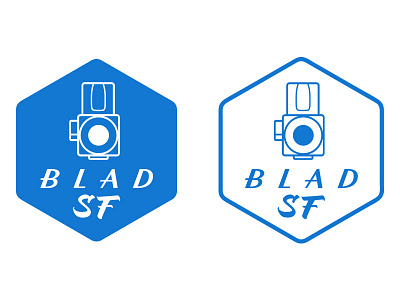 Blad SF Logo Comp camera hasselblad hexagon icon identity logo photography san francisco sf