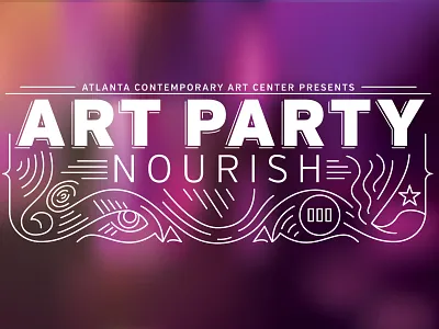 Art Party event identity senses