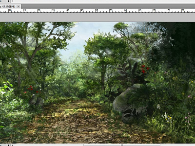 Mattepainting "Sierra de Perijá" film mattepainting