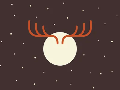 full buck moon... antlers buck full illustration july moon