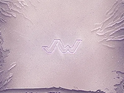 Photoshop practice glow logo rock stone water wet