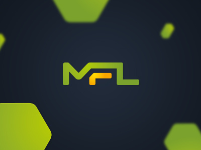 Muscle Food Labs / MFL food labs logo logotype monogram muscle nutrition supplements