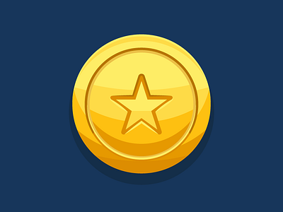 Coinage coin flat gold illustrator vector