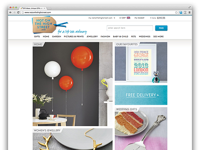 a brand new notonthehighstreet.com e commerce notonthehighstreet.com responsive ui ux