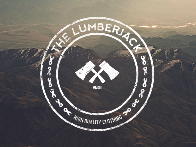 The Lumberjack part 2 branding crest icon logo old picture profile retro school tshirt typography vintage