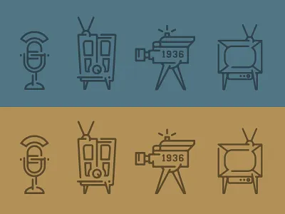 Broadcasting Icons broadcasting camera icon microphone monicon nbc radio tv