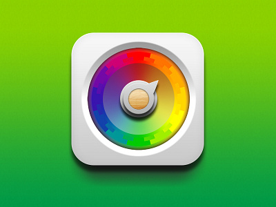 Colour Wheel colour icon rebound wood