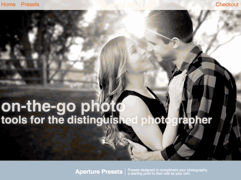 photo products website css flat html5 javascript photosite