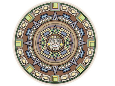 Mayan Calendar culture inspiration illustrator