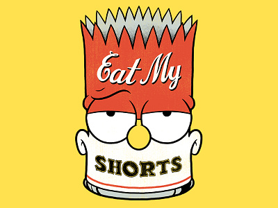 Pop Bart bart campbells illustration the simpsons