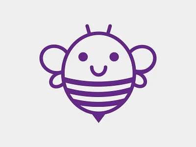 Do Good, Bee Good - Single Color bee icon logo single color