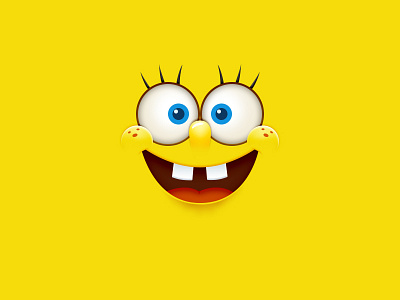 Spongebob background cartoon face spongebob yellow 牛mo王
