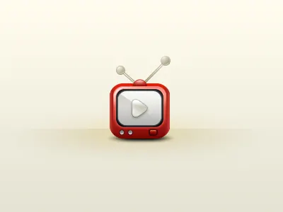 Vedio icon tv vedio