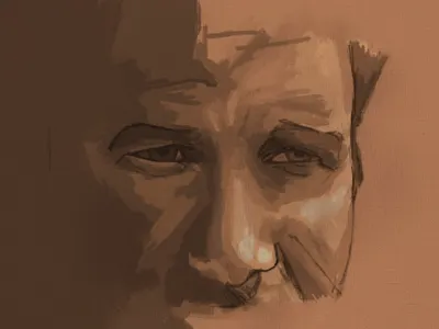 '13 Digital Sketchbook #7 face painting portrait procreate sketch sketchbook