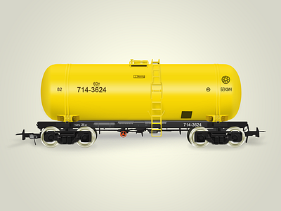 Fuel Wagon cherryberry clean creative design fuel mobile scetch train ui wagon web yellow