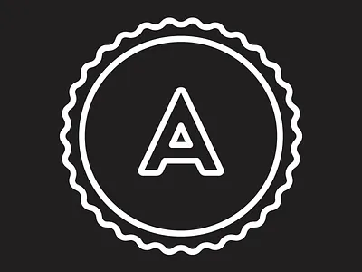 AwesomeThings illustration logo rebrand seal vector