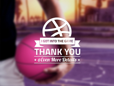 Thanks! debut dribbble first shot thanks