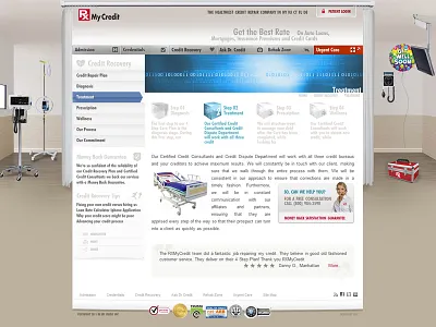 credit repair web design credit repair gui hospital theming ui user interaction user interface ux uxd web design web ui website design