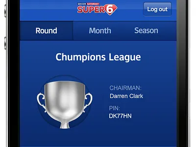 Soccer Saturday Super 6 NOW LIVE football league mobile responsive sky bet sky sports super6 trophy