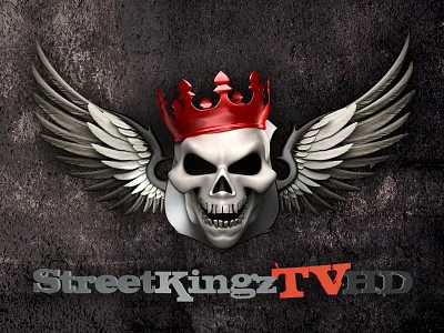 production co. 3d logo design 3d 3d design 3d logo 3d logo design branding gang identity logo logo animation logo design logo effects skull