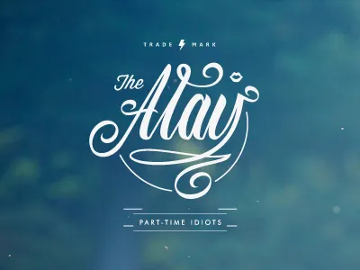 Alay classic hipster lettering logotype script typography vintage