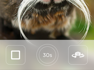 iOS7 Inspired Camera Concept camera ios ios7 ui