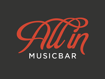 All in all.in bar bern logo red