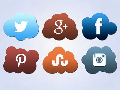 Social Clouds 2 @2x clouds icons social social icons
