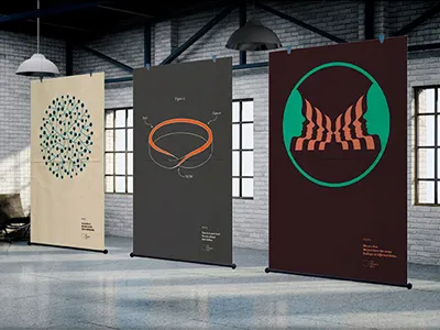 Fabric Mockup a4 background easy fabric mock own poster presentation psd replace series up