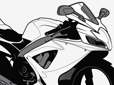 Blue Magic bike gixxer gsx r gsxr illustration motorcycle my baby sport